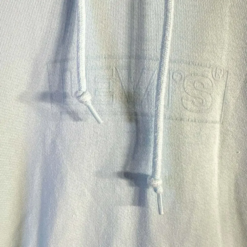 Levi's Men's Relaxed Fit Graphic Hoodie Sweatshirt in Mint Green - Picture 3 of 9